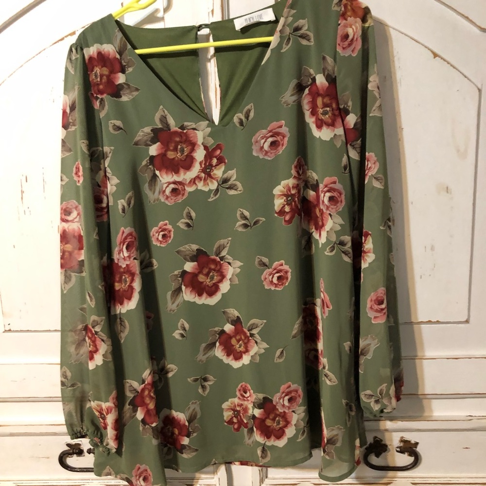 Beautiful floral blouse